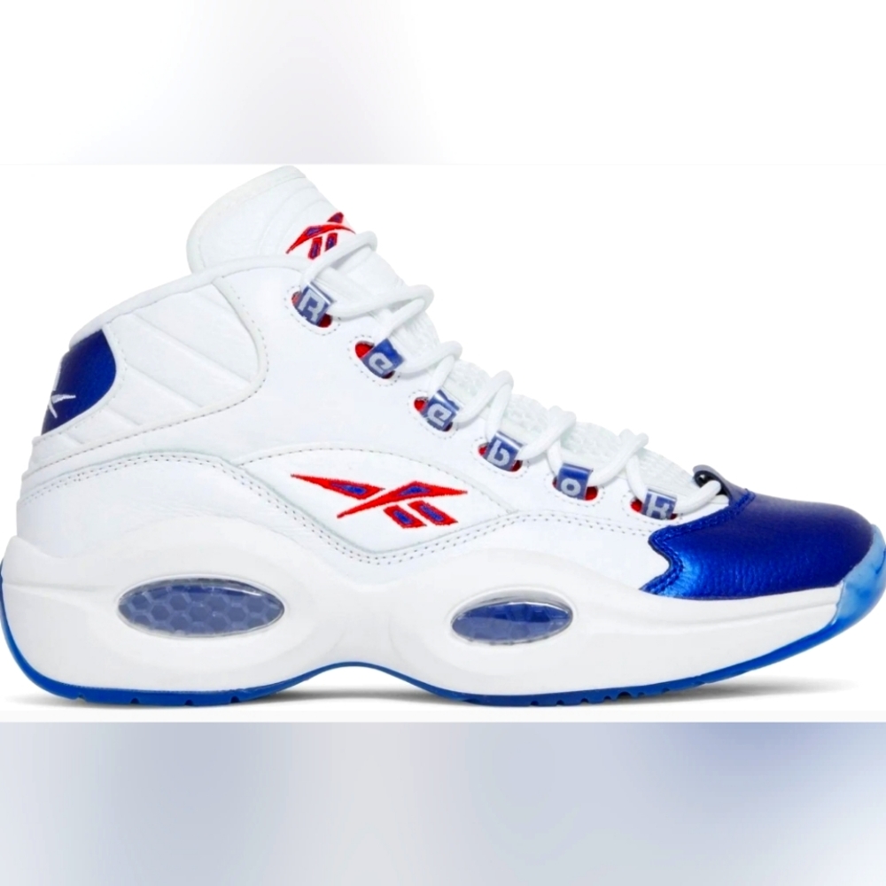 Reebok Classics Question Mid “Blue Toe” Allen Iverson OG GX0227 Men’s Size 11